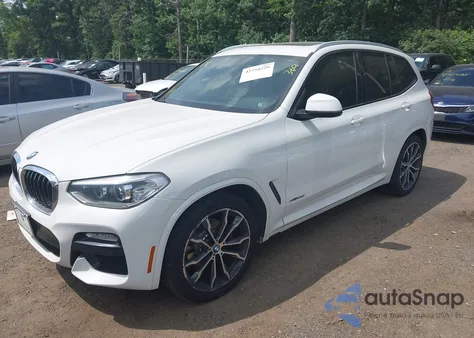 2018 BMW X3 xDrive30I z USA, uszkodzony, nr VIN 5UXTR9C53JLC78665